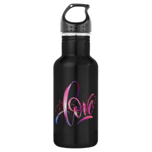 Happy Valentine's Day 2024 -Love Images Colourful  532 Ml Water Bottle