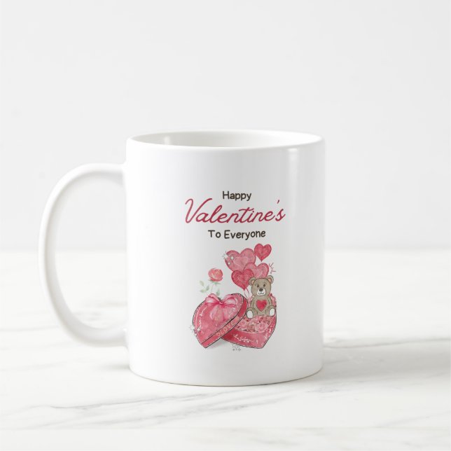 Happy Valentine's Day 2024 -Love Images Trendy     Coffee Mug (Left)