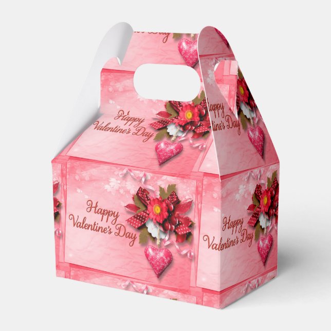 Happy Valentine's Day 20 Favour Box (Front Side)