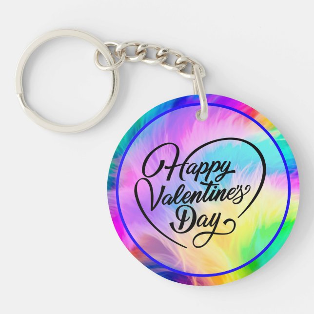 Happy Valentine's Day-23823 Key Ring (Front)