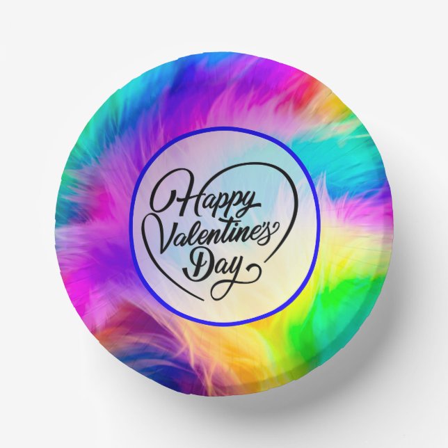 Happy Valentine's Day-23823 Paper Plate (Front)