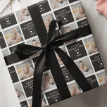 Happy Valentines Day | 2 Photo Holiday Wrapping Paper<br><div class="desc">Personalise your gifts even further with personalised photo wrapping paper this valentines day! The paper features 2 of your favourite photos and template white text that reads 'HAPPY VALENTINES DAY' over a black background, followed by a heart and customised with your name. Perfect for the one you love no matter...</div>