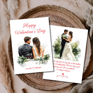 happy valentines day 2 photos illustration red  card