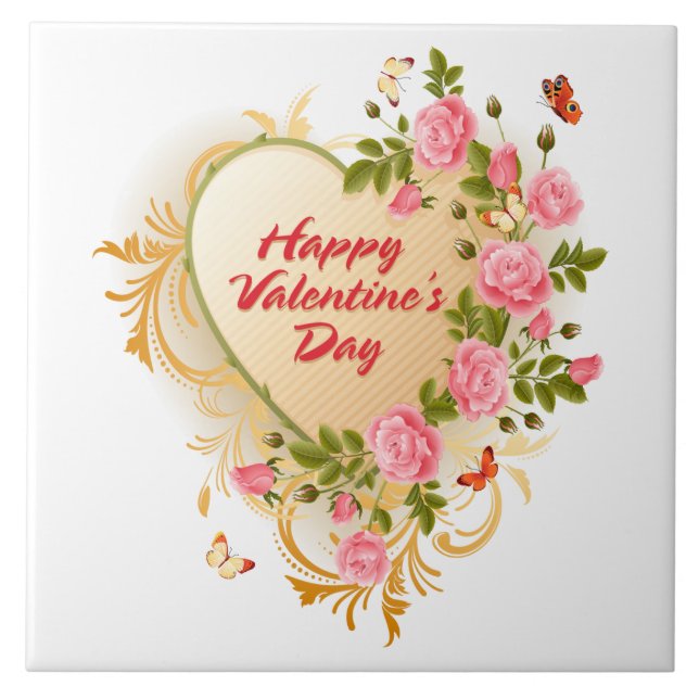 Happy Valentine's Day 2 Tile (Front)