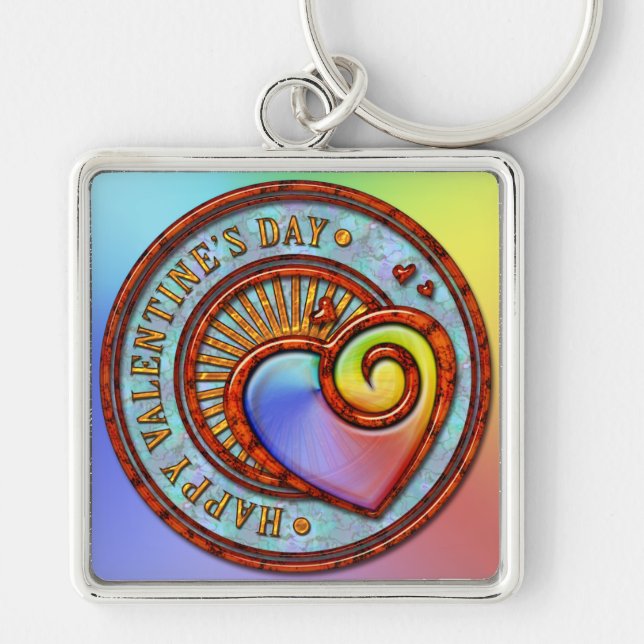 Happy Valentine's Day 2A Keychain (Front)