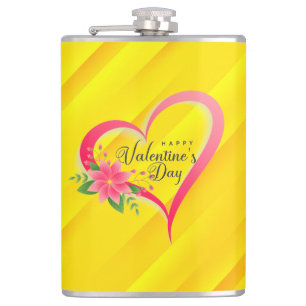 Happy Valentine's Day-53816 Coffee Mug Hip Flask
