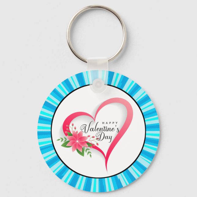 Happy Valentine's Day-53816 Key Ring (Front)