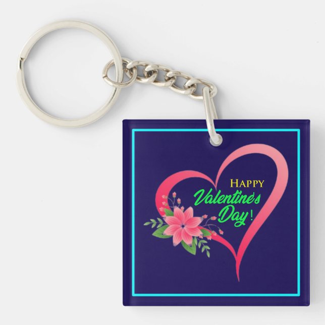 Happy Valentine's Day-53816 Key Ring (Front)