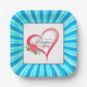 Happy Valentine's Day-53816 Paper Plate