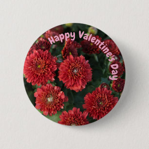 Happy Valentine's Day 6 Cm Round Badge