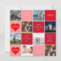 Happy Valentines Day 8 Photo Grid