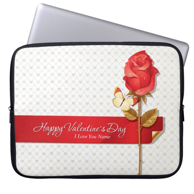 Happy Valentine's Day 9 Laptop Sleeve (Front)