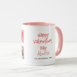 Happy Valentine's Day Abuela 2 Photo Custom Mug