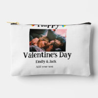 Happy valentine's day add couple name photo simple