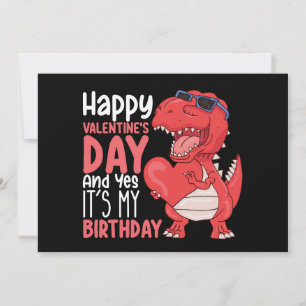 Happy Valentine's Day And Yes It's My Birthday Invitation