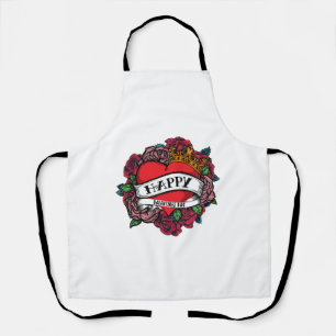 Happy Valentines day Apron