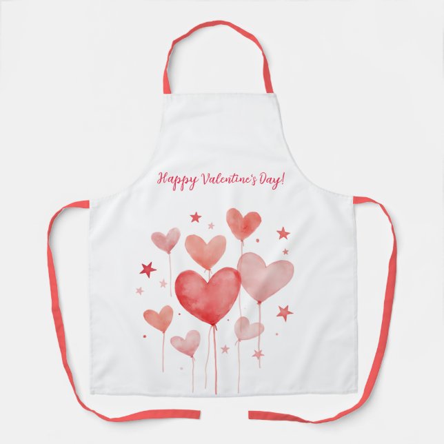 Happy Valentine's Day! Apron (Front)