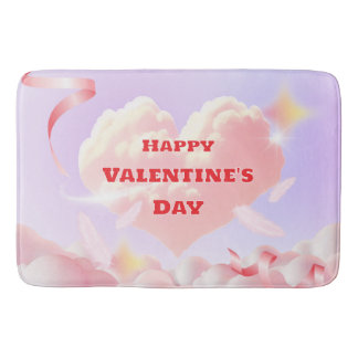 Happy Valentine's Day Bath Mat