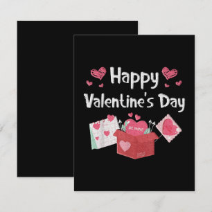 Happy Valentines Day Be Mine Cute Hearts Card