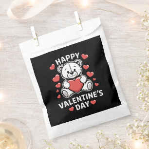 Happy Valentine's Day Bear vday Favour Bag