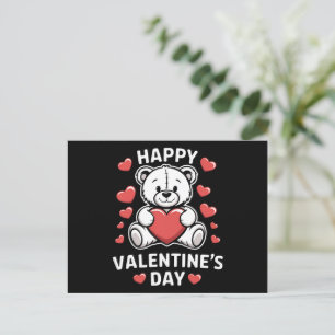 Happy Valentine's Day Bear vday  Postcard