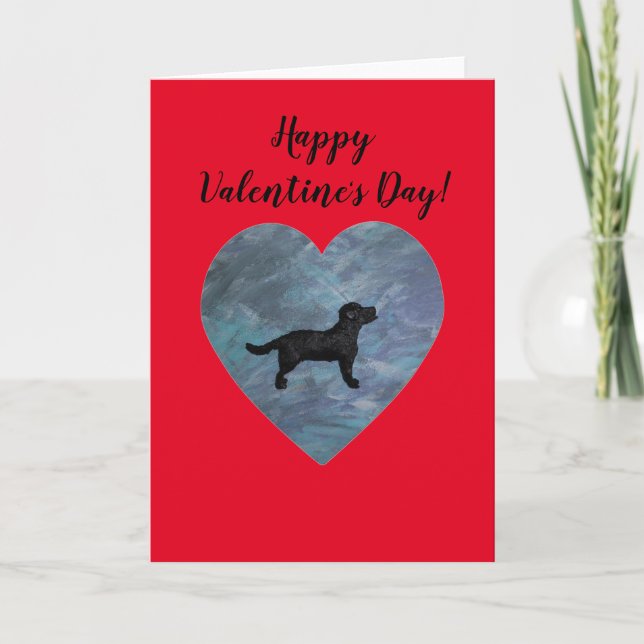 Happy Valentine's Day Blank Greeting Card (Front)