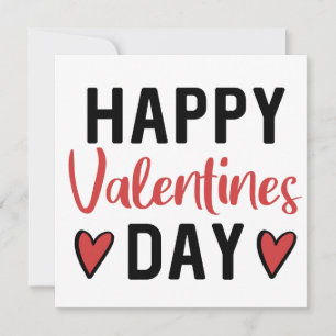 Happy Valentine's Day // Blank Valentine's Day Card