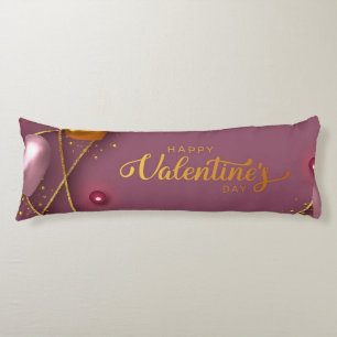 Happy Valentines Day Body Cushion