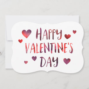 happy valentine's day bokeh invitation