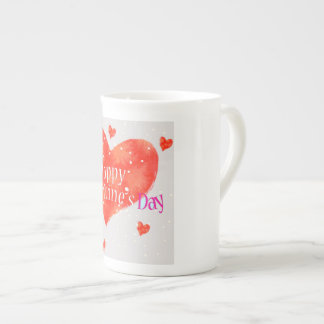 Happy Valentine's Day Bone China Mug