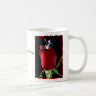 Happy Valentine's Day Boston Terrier Mug