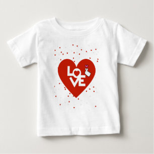  Happy Valentine's Day Boys Baby T-Shirt