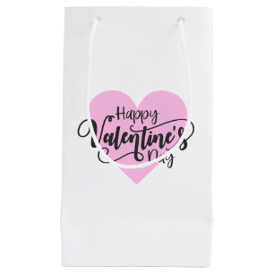 Happy Valentine's Day Calligraphy   Gift Bag