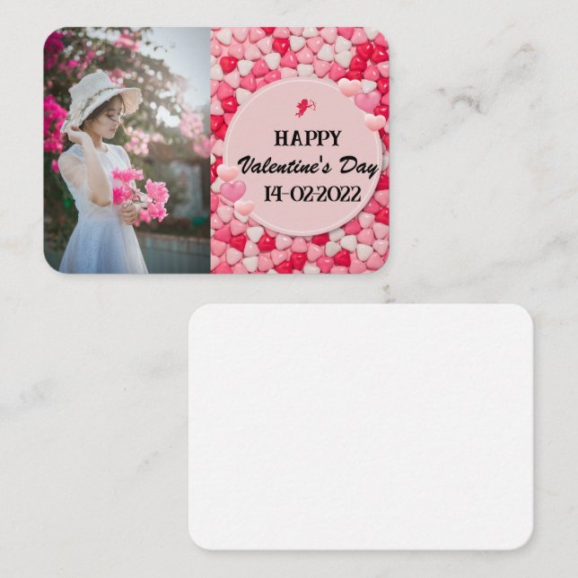 happy valentines day card (Front/Back)