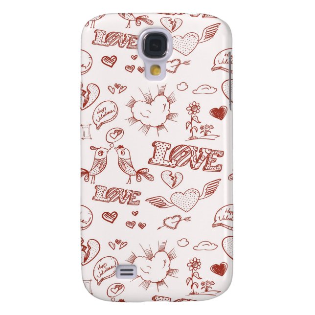 Happy Valentine's Day Case-Mate Samsung Galaxy Case (Back)