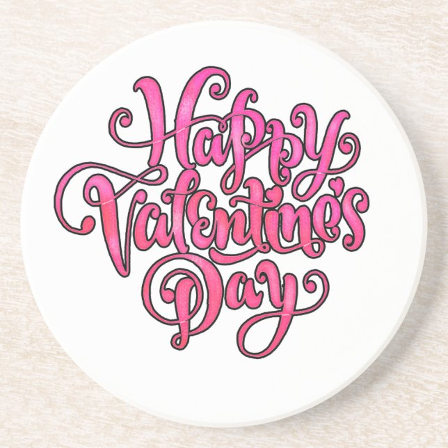 Happy Valentine's Day Coaster (Front)
