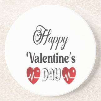 Happy valentine's day    coaster