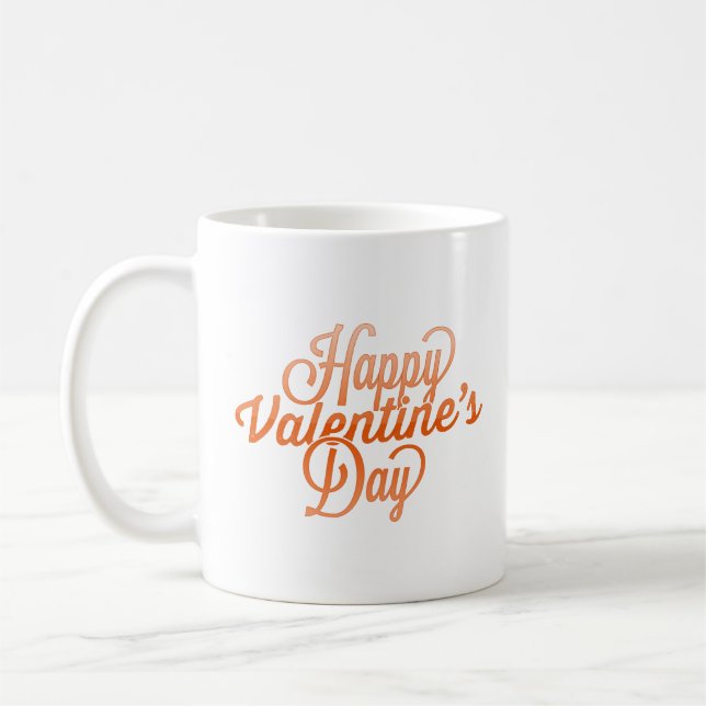 HAPPY VALENTINE'S DAY COFFEE MUG (Left)