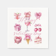 Happy Valentines Day Coquette Pink Sweet Treats