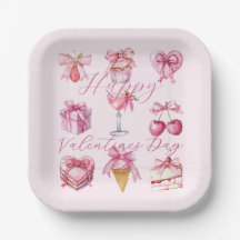 Happy Valentines Day Coquette Pink Sweet Treats