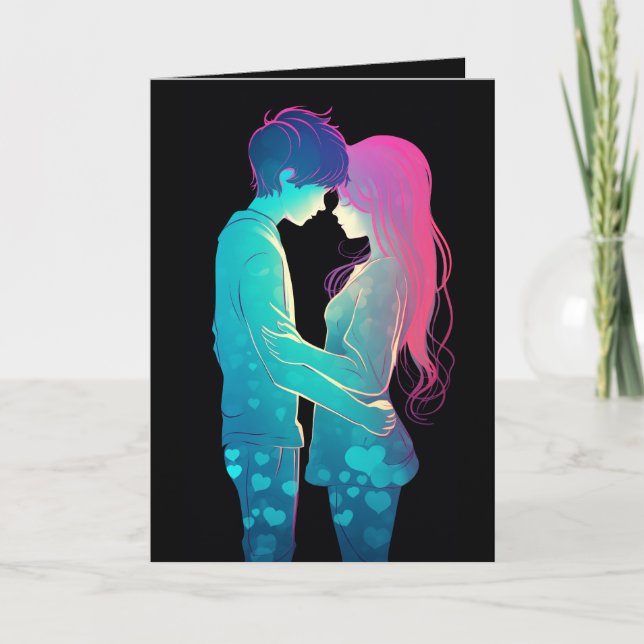 Happy Valentine's Day Couple Holiday Card (Front)