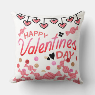 Happy valentine's day cushion