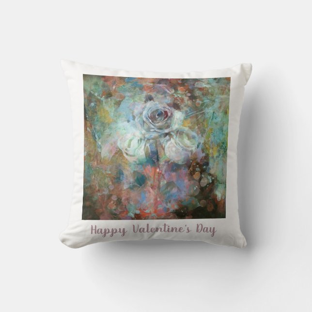 Happy Valentine's Day.  Cushion (Front)