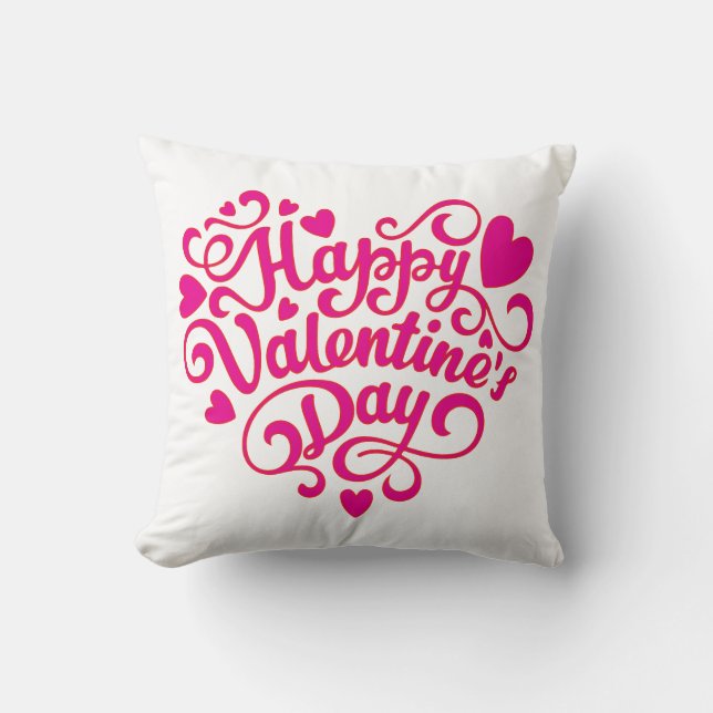 HAPPY VALENTINES DAY CUSHION (Front)