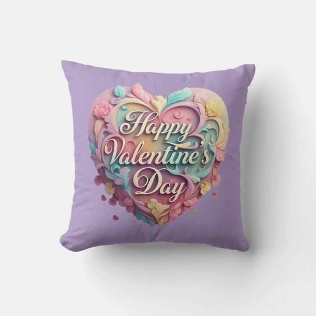 Happy Valentine's Day  Cushion (Front)
