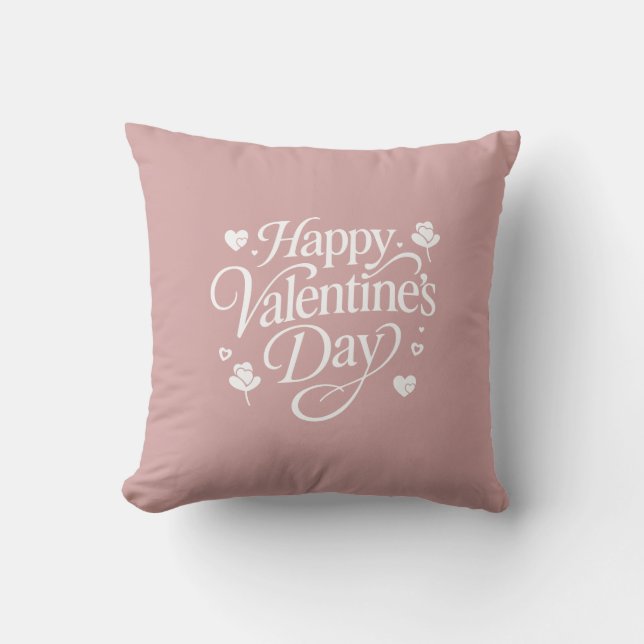 Happy Valentine's day  Cushion (Front)