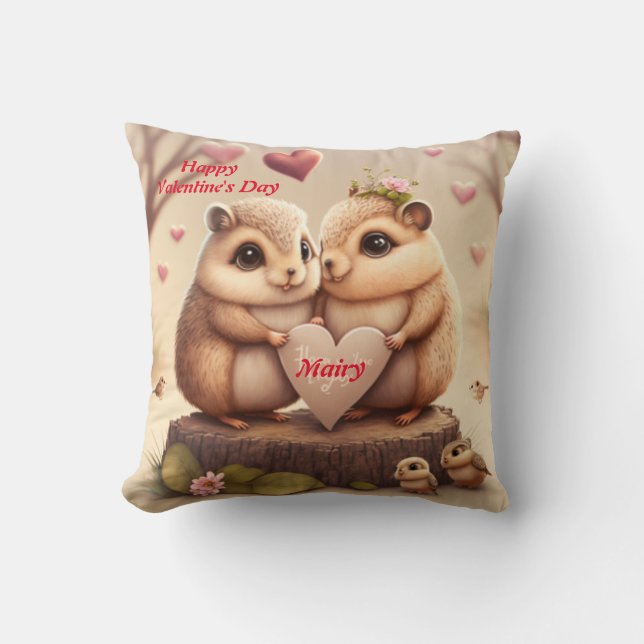 Happy Valentine's Day  Cushion (Front)