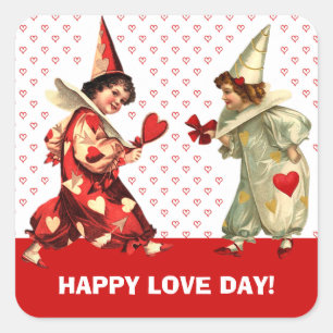 Happy Valentine's Day. Custom Gift Stickers