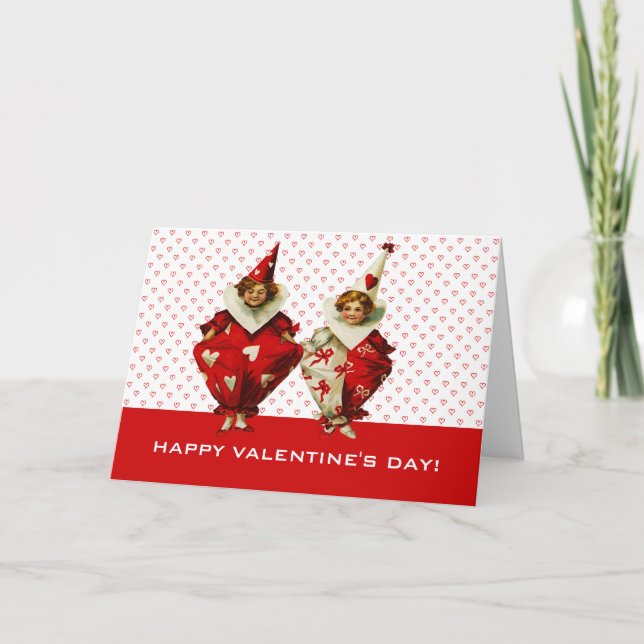 Happy Valentine's Day Custom Greeting Cards (Front)