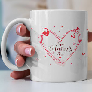 Happy Valentine's Day Custom Love Anniversary Coffee Mug